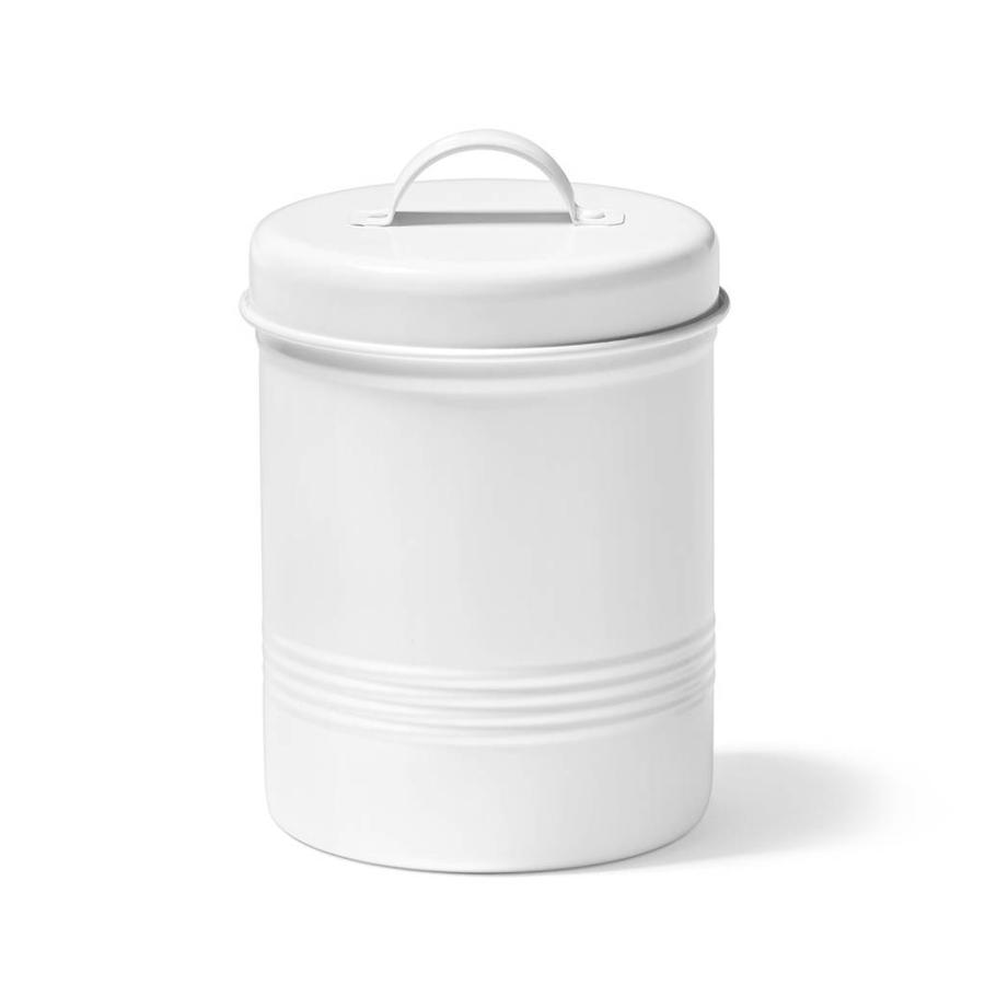 3 Litres White Metal Food Container